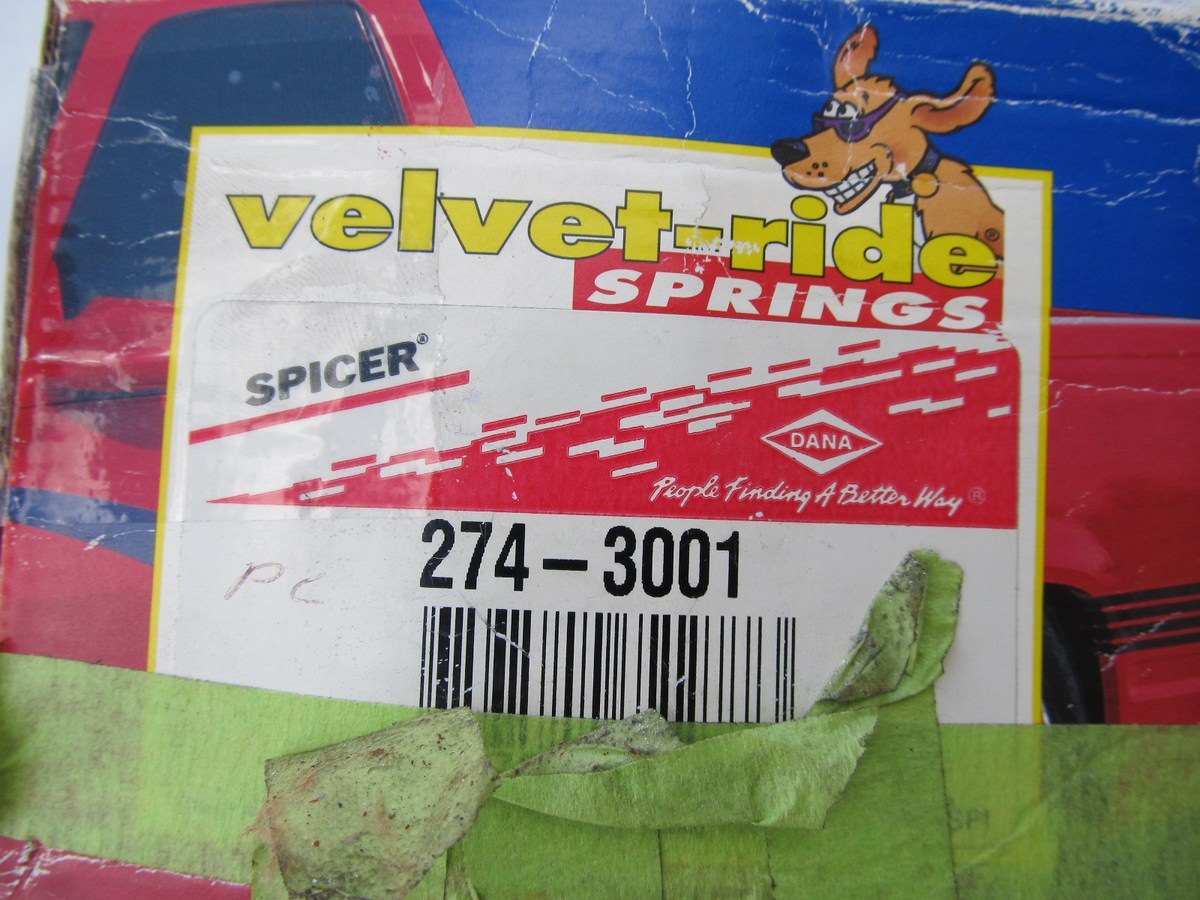 Spicer 274-3001 Velvet Ride Sulastic Shackle Rubber Springs For 92-00 Chevy GMC