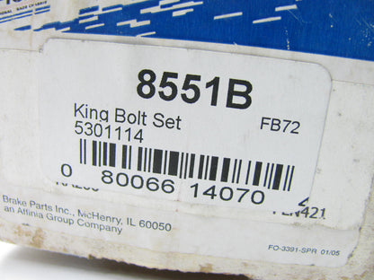 Spicer 530-1114 Steering King Pin Bolt Set