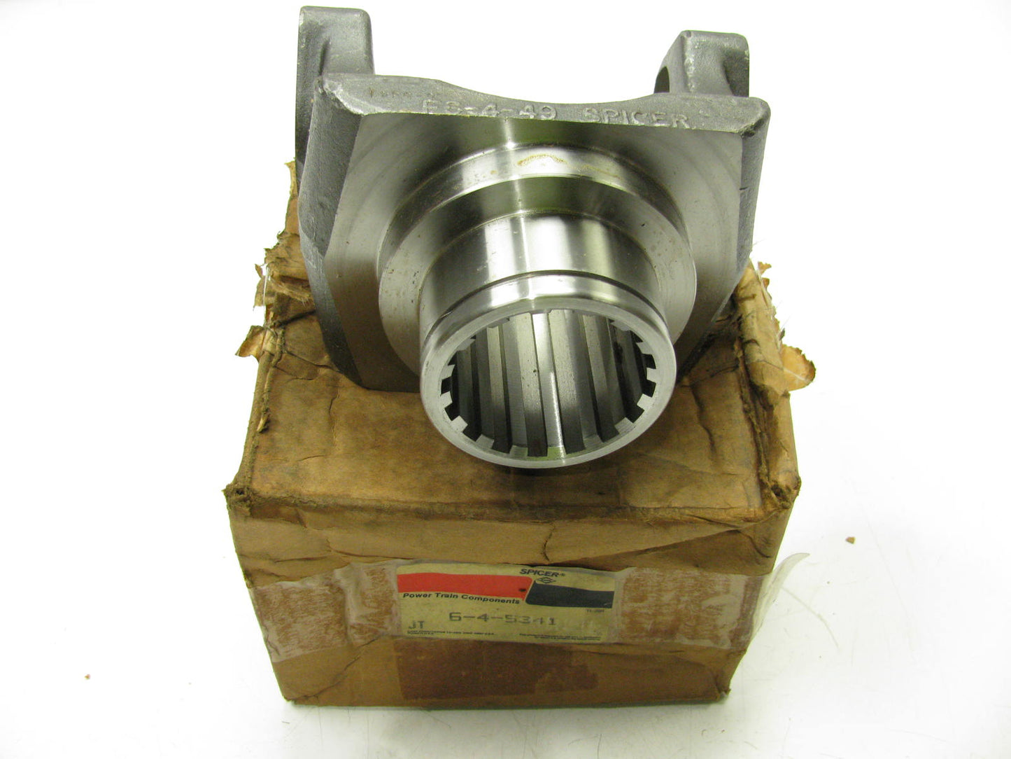 Spicer 6-4-5341 Drive Shaft End Yoke 1710 Series 2.350''x16 Spline 3.750'' Hub