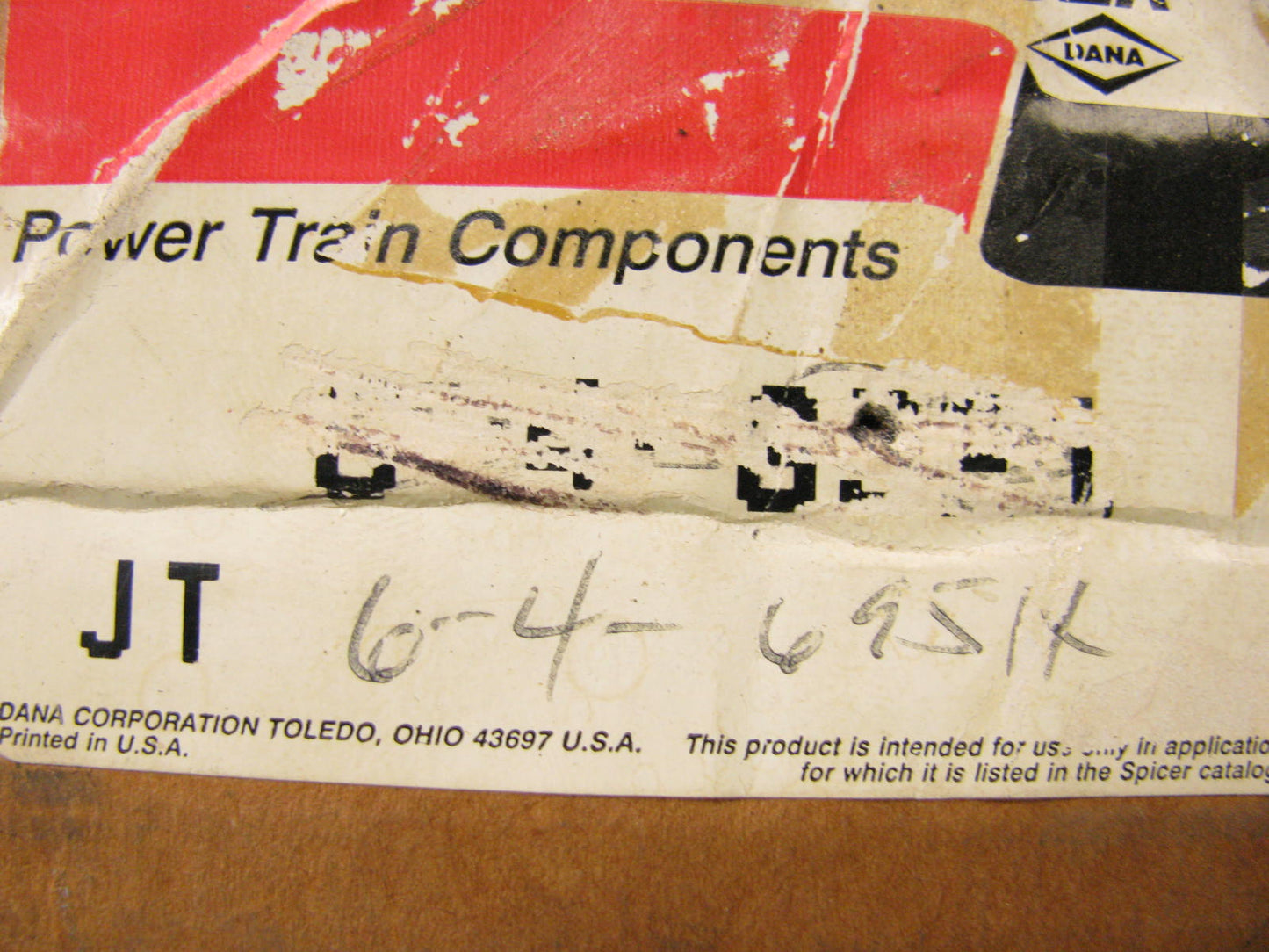 Spicer 6-4-6951X Differential End Yoke 1710 Series 2.024''x39 Spline 2.750'' Hub