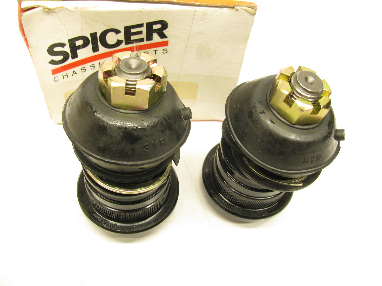 (2) Spicer K9372 Front Upper Ball Joints - 1983-1985 Mitsubishi Mighty Max RWD