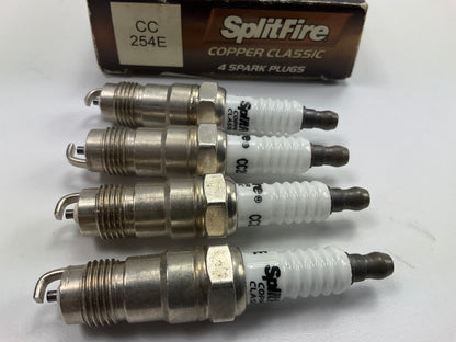 (4) Splitfire CC254E Ignition Spark Plugs - Copper Resistor