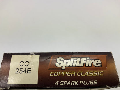 (4) Splitfire CC254E Ignition Spark Plugs - Copper Resistor