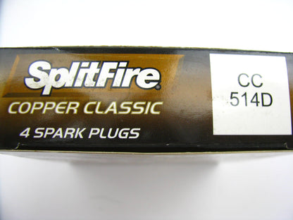 (6) Splitfire CC514D Ignition Spark Plugs - Copper Resistor