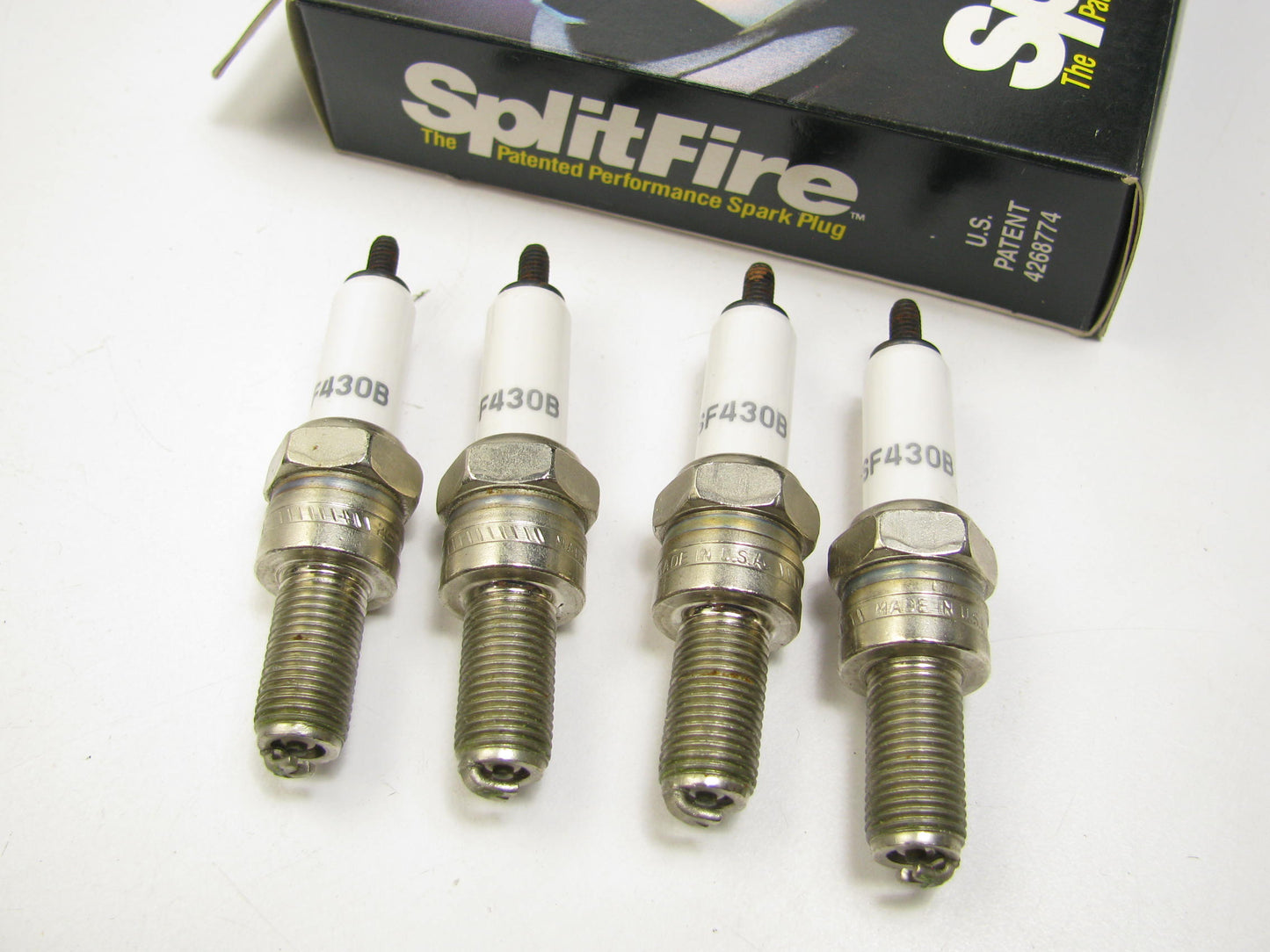 (4) Splitfire SF430B PREMIUM Performance Spark Plugs