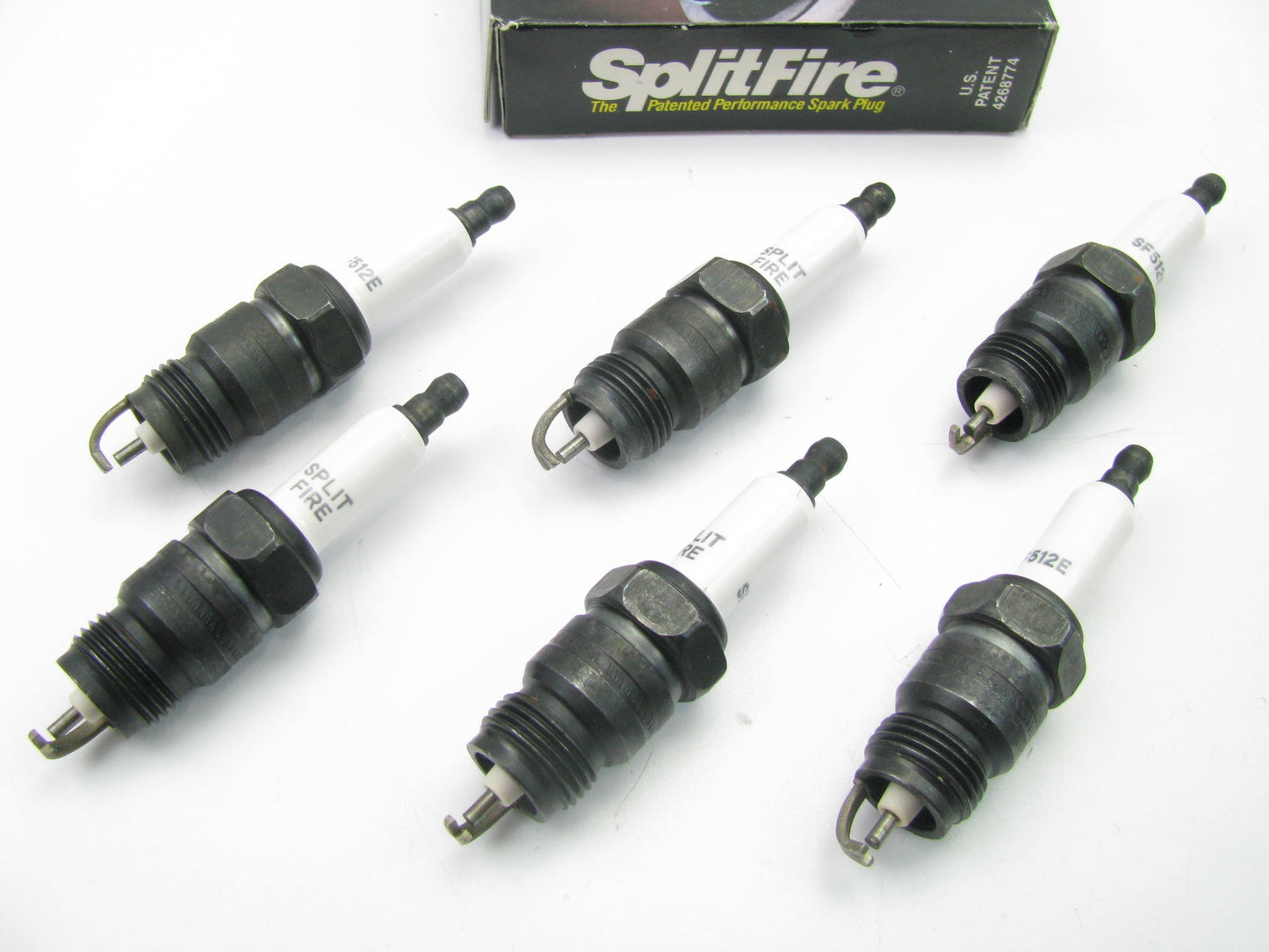 (6) Splitfire SF512E PERFORMANCE Ignition Spark Plugs 1987-1996 Ford 300 4.9L-L6 Type 2