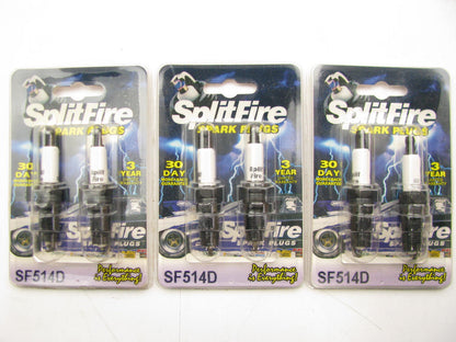 (6) Splitfire SF514D Performance Spark Plugs - 1998-2007 Ford F-150 4.2L V6