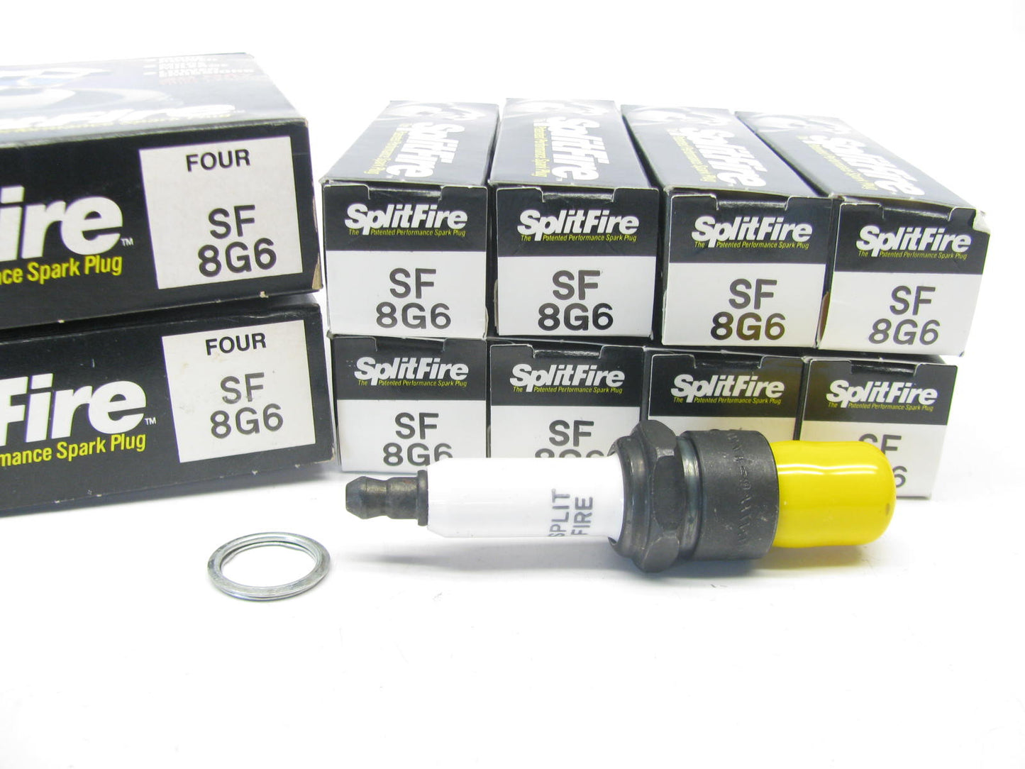 (8) Splitfire SF8G6 Split V Design Ignition Spark Plugs