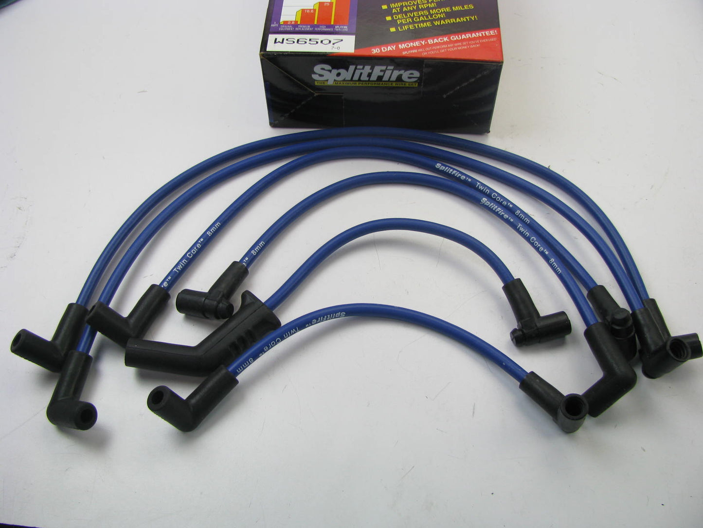 Splitfire WS6507 Ignition Spark Plug Wire Set for 1978-1989 GM 4.1L 4.8L