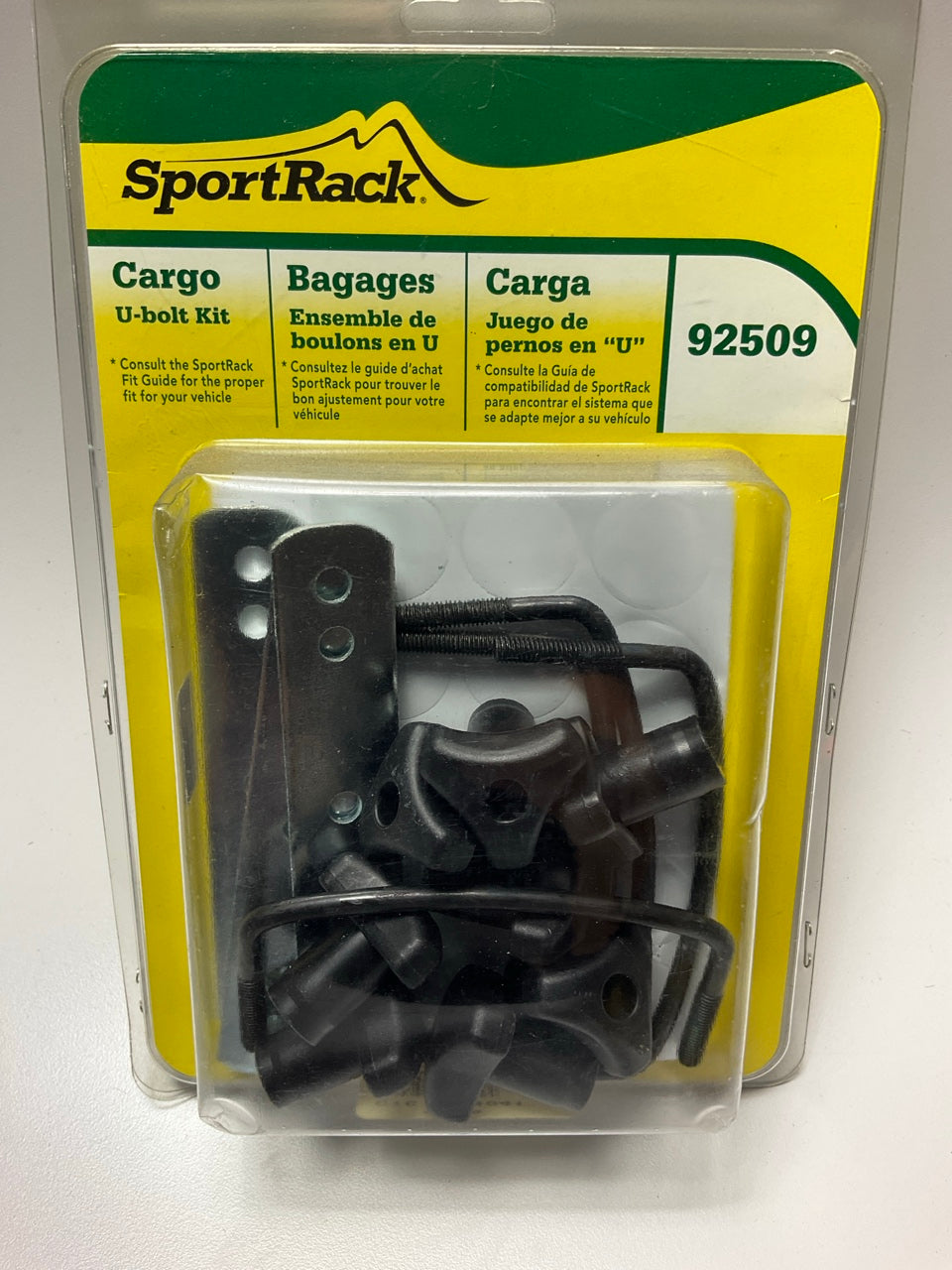SportRack 92509 Cargo Carrier Roof Rack U-bolt Kit - Replaces Thule 92509