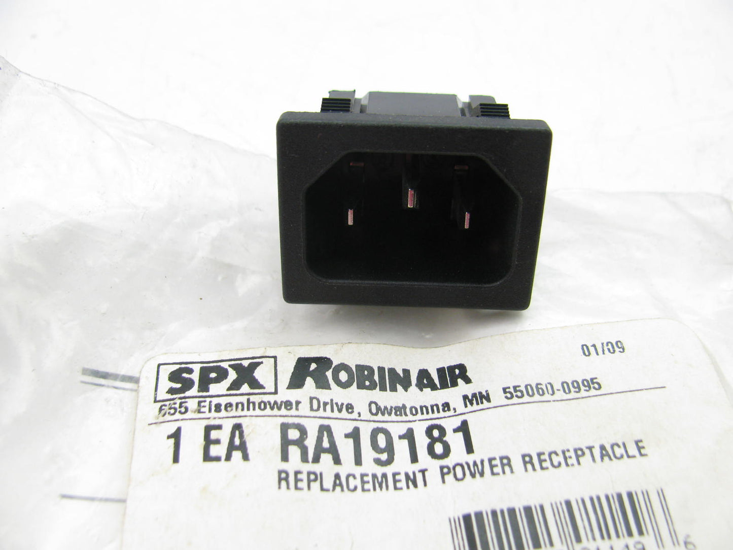 SPX RA19181 Robinair 115 Volt Power Cord Receptacle