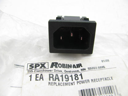SPX RA19181 Robinair 115 Volt Power Cord Receptacle
