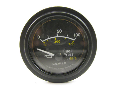 NOS -  S.S. White HG145 Fuel Pressure Gauge 0-100 PSI
