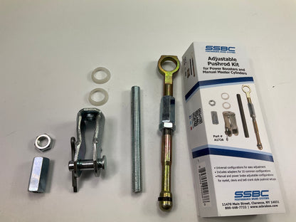 SSBC A1726 Adjustable Pushrod Kit For Power Booster And Manual Master Cylinder