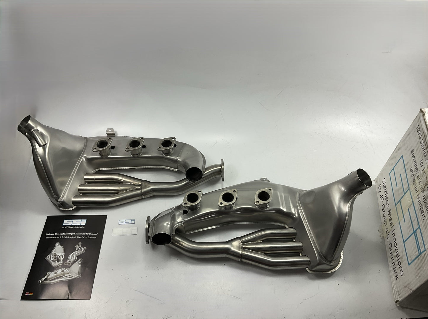 SSI 1623105610 Exhaust Heat Exchanger Set; Left & Right; Stainless Steel, 41mm