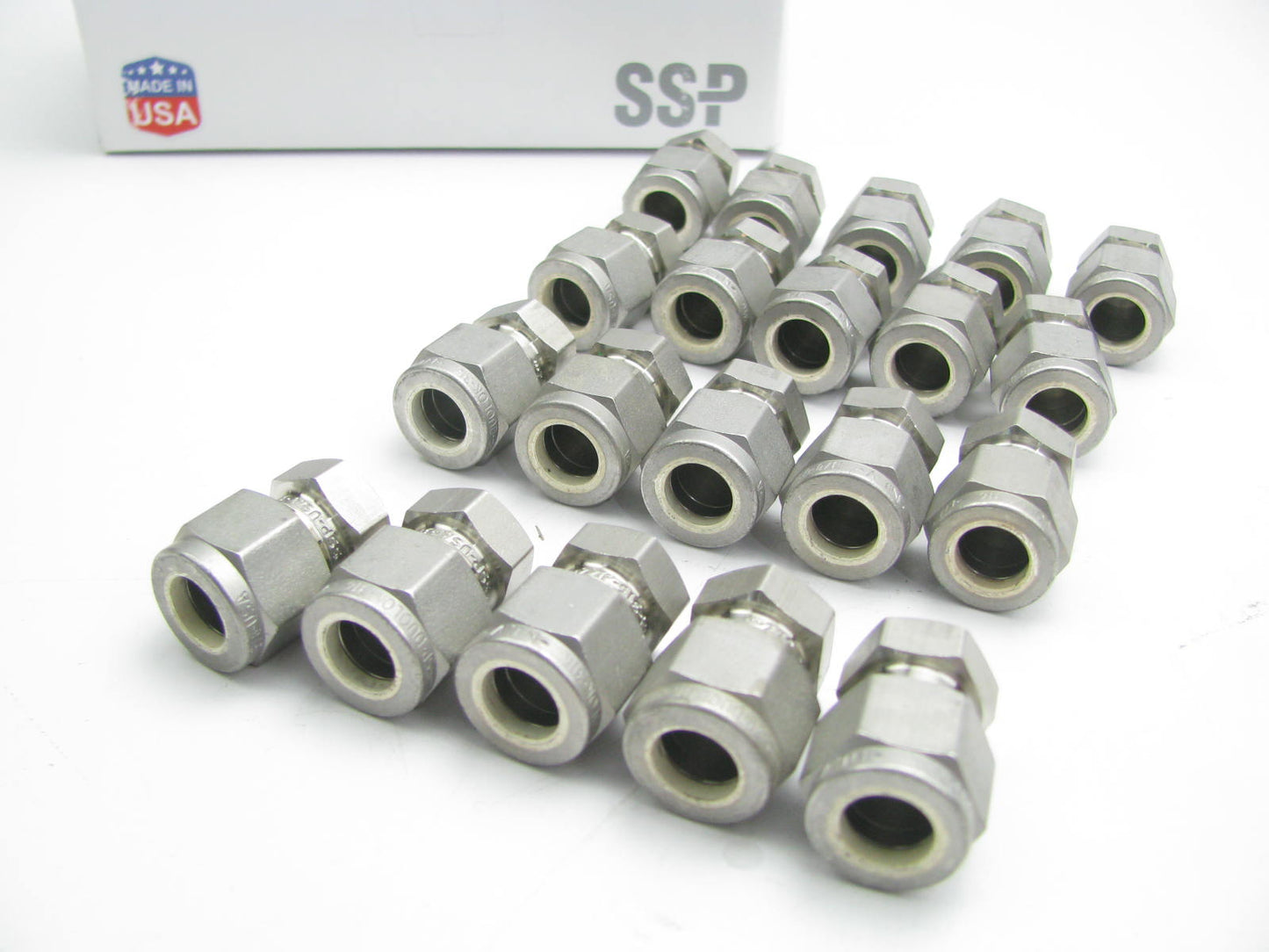 20 Fittings - SSP ISSD6CP 3/8'' OD Tube SS Tube Cap SSP DuoLok Stainless Steel