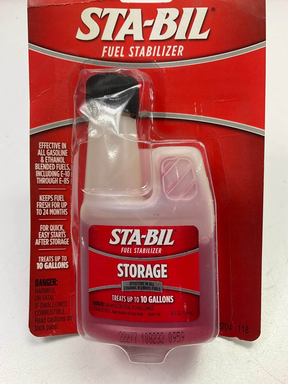 STA-BIL 22204 Storage Protection Fuel Stabilizer For Car & Auto - 4oz