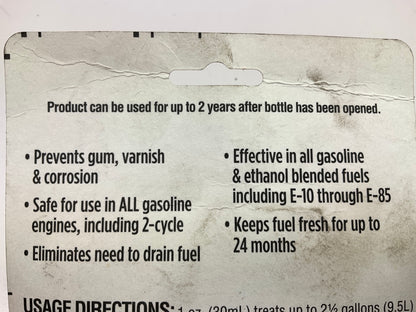 STA-BIL 22204 Storage Protection Fuel Stabilizer For Car & Auto - 4oz