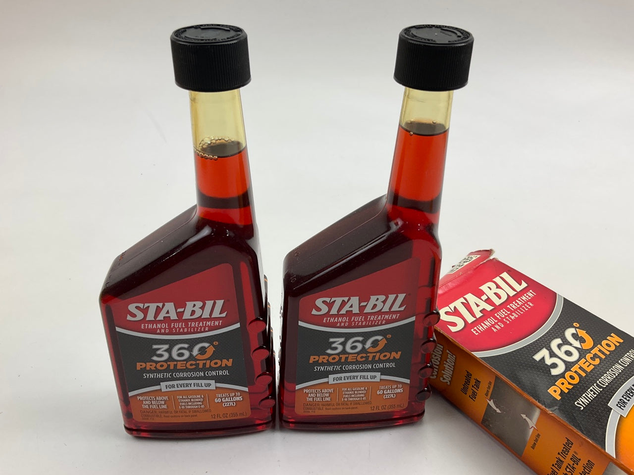 (2) Sta-Bil 360 Protection Ethanol Fuel Treatment And Stabilizer, 12 Fl Oz