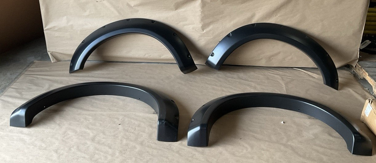 Stampede 8439-2 Ruff Riderz Black Fender Flares (FRONT & REAR) 17-20 Super Duty
