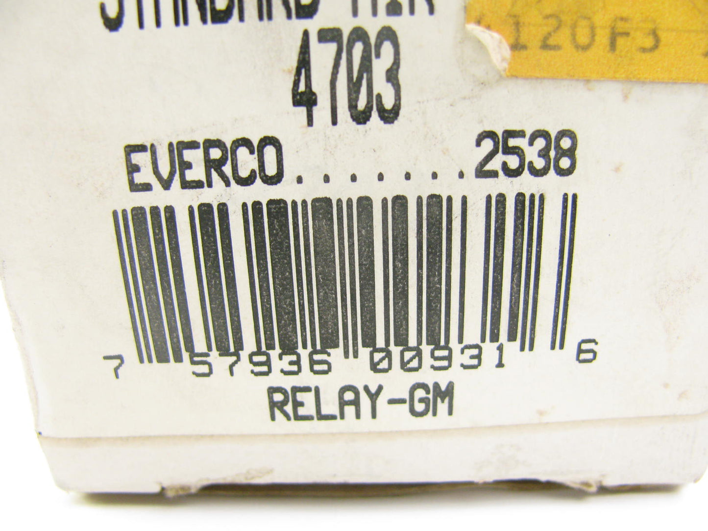 Standard Air Parts 4703 HVAC Blower Relay - 35911 R808 RY-20 RE 4404C