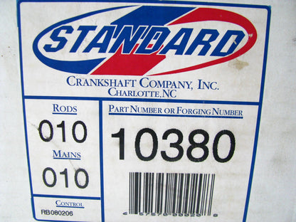 Standard 10380 Crankshaft Kit W/ Main & Rod Bearings .10mm/.10mm 95 Pontiac 3.8L