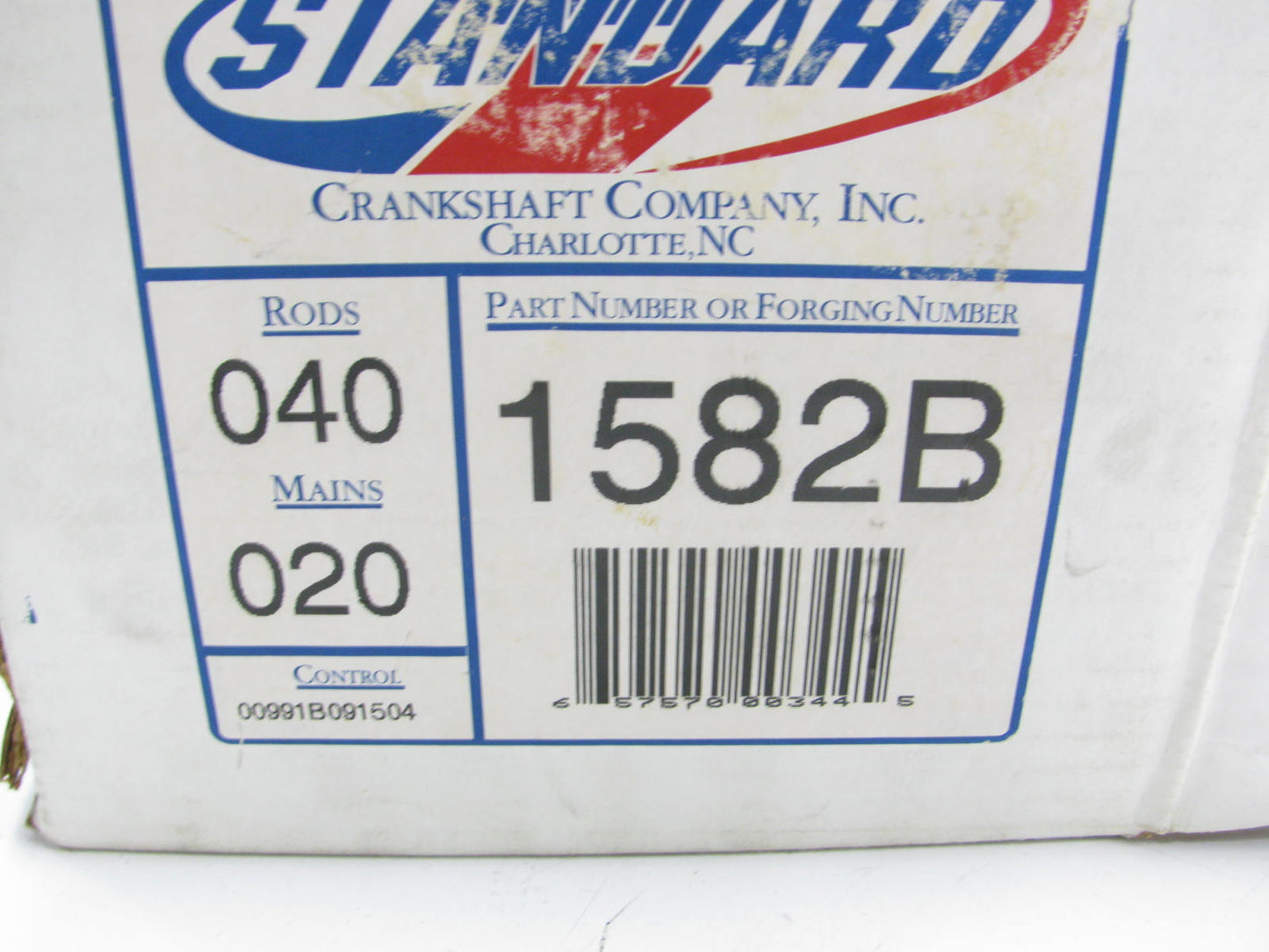 REMAN 1582B Crankshaft 0.020 Main, 0.040'' Rod Bearings Ford 120 Tractor 8N 9N 2N