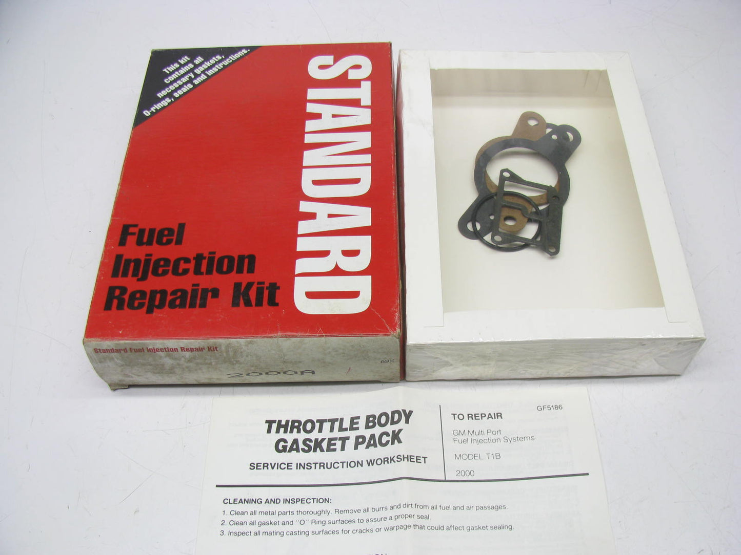 Standard 2000A Fuel Injection Throttle Body Mounting Gasket Set 1986-87 GM 3.0L