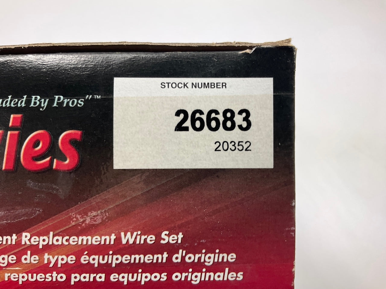 Standard 26683 Ignition Spark Plug Wire Set For 1999-2000 Ford Windstar 3.8L V6