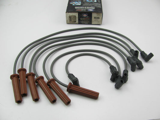 Standard 6640 Ignition Spark Plug Wire Set For 1982-1986 GM 2.8L V6