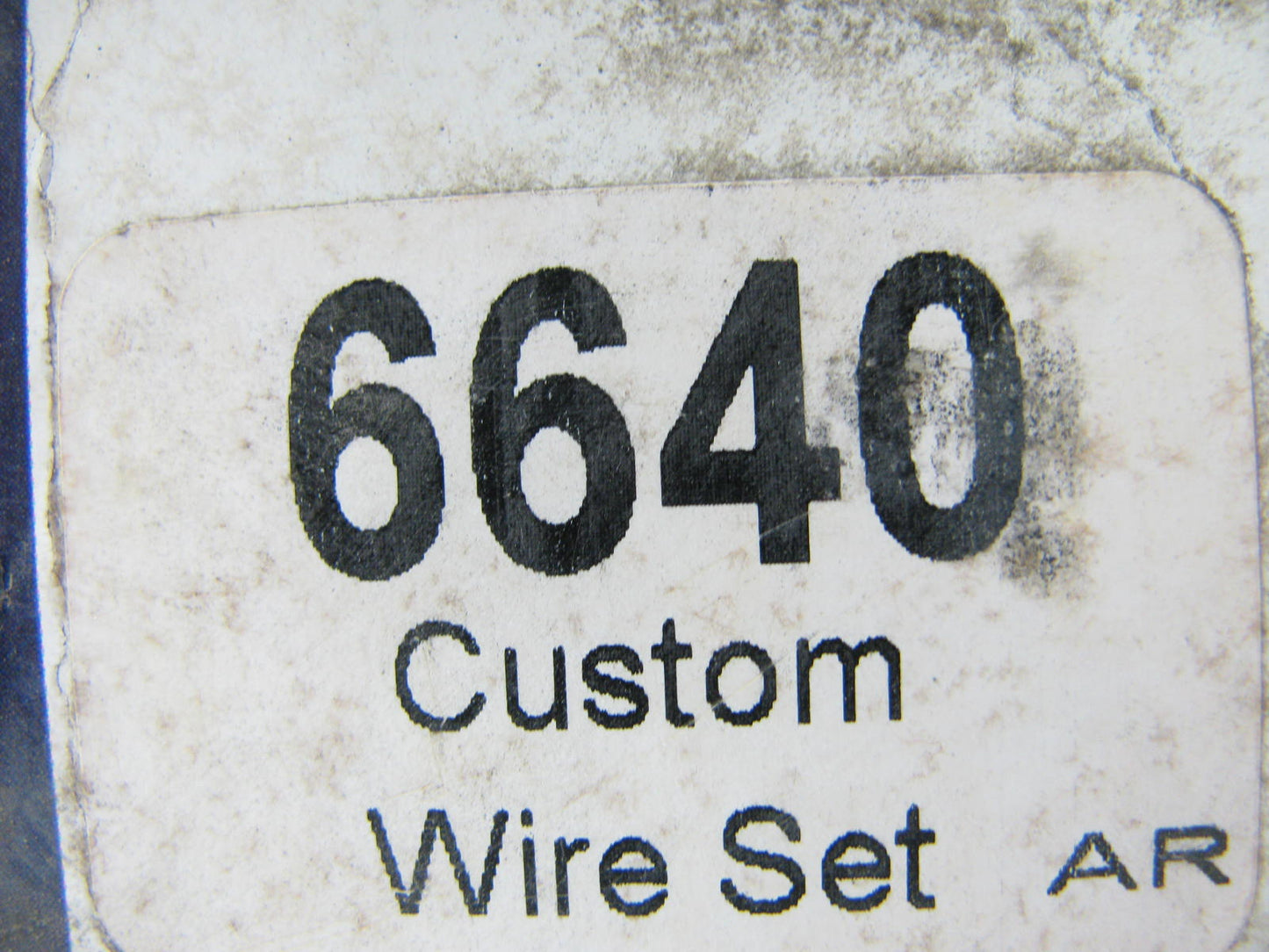 Standard 6640 Ignition Spark Plug Wire Set For 1982-1986 GM 2.8L V6