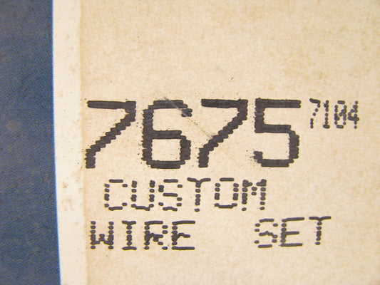 Standard 7675 Ignition Spark Plug Wire Set For 1992-1993 Mazda MX-3 1.8L-V6