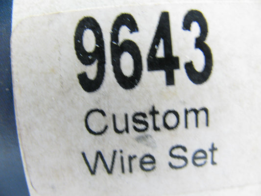 Standard 9643 Ignition Spark Plug Wire Set For 1987-1989 Chrysler 3.0L