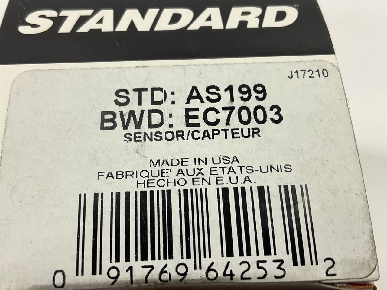 Standard Motor Products AS199 MAP Manifold Absolute Pressure Sensor