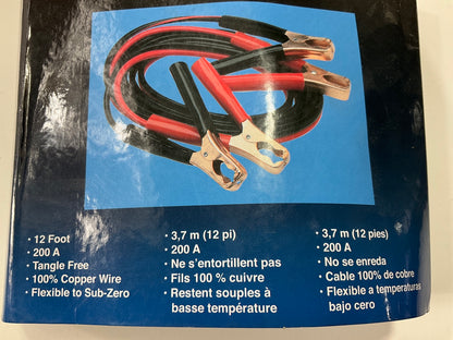 Standard Motor Products BC120 Battery Booster Jumper Cables - 12 Foot, 200 Amp