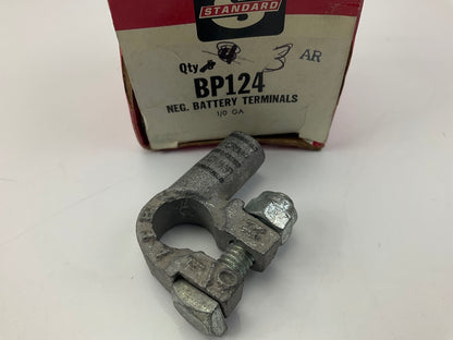 Standard BP124 1/0 Gauge Battery Terminal, 90 Degree Left Elbow, Negative