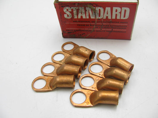 (8) Standard BP314  1 Gauge Copper Battery Cable Lug Terminals,  1/2'' Stud