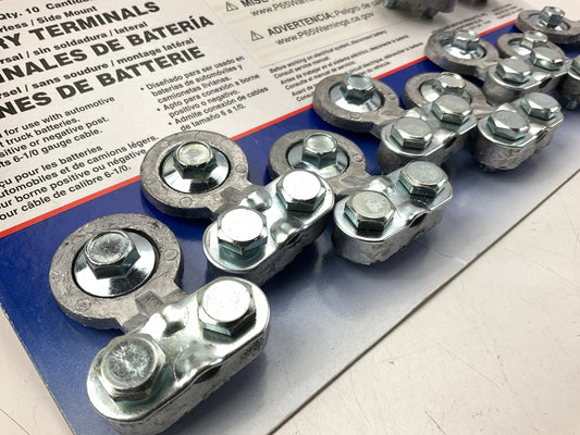 (10) Standard BP81C Battery Terminals, Solderless, Side Mount, For 6-1/0 Cable