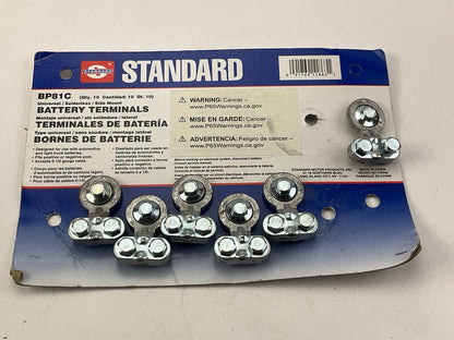 (6) Standard BP81C Battery Terminals, Solderless, Side Mount, For 6-1/0 Cable