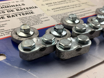 (6) Standard BP81C Battery Terminals, Solderless, Side Mount, For 6-1/0 Cable
