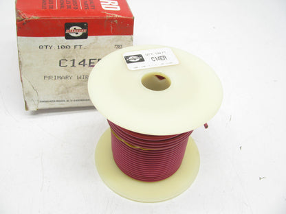 100 FEET - Standard Motor Products C14ER Primary Wire RED 14 Gauge