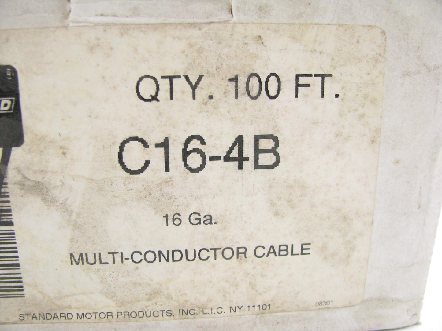 Standard C16-4B Automotive Flat Conductor Cable - 16 Gauge 4 Conductor 100' Long