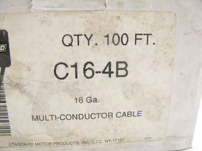 Standard C16-4B Automotive Flat Conductor Cable - 16 Gauge 4 Conductor 100' Long