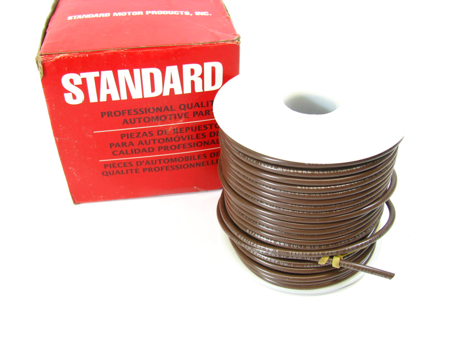 Marine Primary Wire Brown - 14 Gauge 100' Long- Standard Motor Products C214EBR