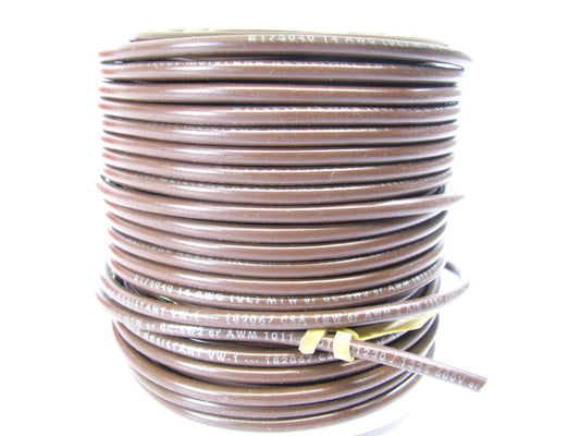 Marine Primary Wire Brown - 14 Gauge 100' Long- Standard Motor Products C214EBR