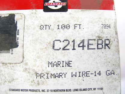 Marine Primary Wire Brown - 14 Gauge 100' Long- Standard Motor Products C214EBR