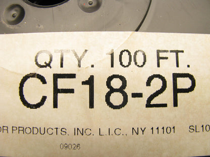 100 FEET - Standard CF18-2P Speaker Wire - 18 AWG Gauge Clear 2 Wire - 100' Long