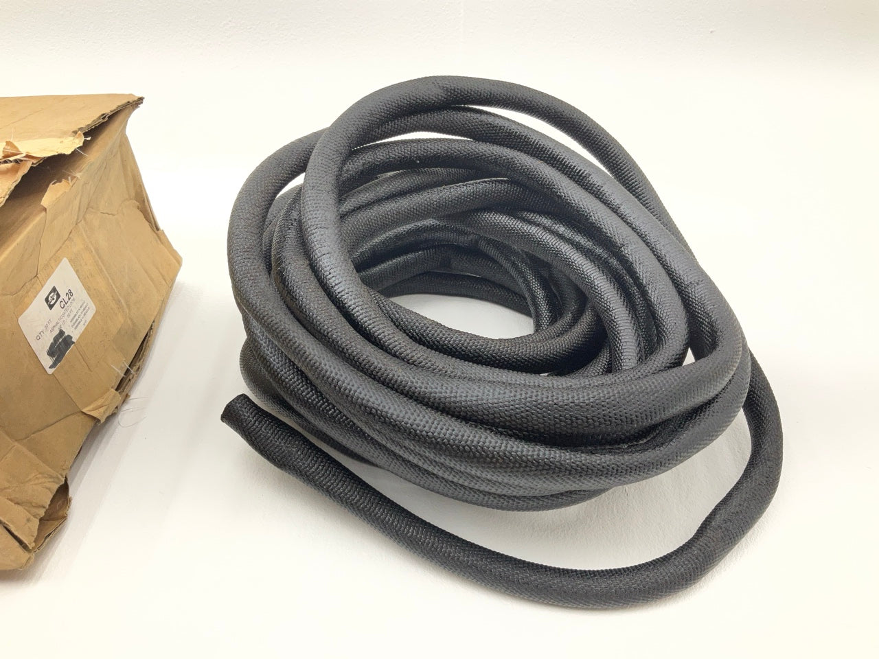 Standard CL28 Asphalt Coated Wire Loom, 3/4'' I.D - 50 Feet
