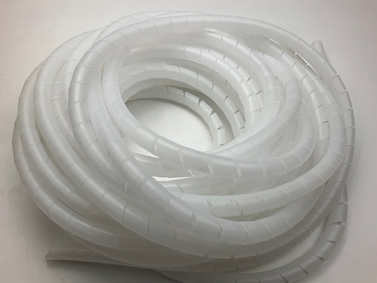 50 FEET Standard CL9 Spark Plug Wire Loom Spiral Protective Wrap, Clear, 3/4'' OD