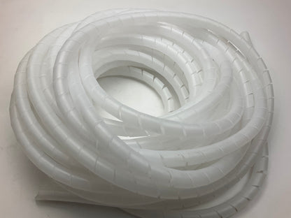 50 FEET Standard CL9 Spark Plug Wire Loom Spiral Protective Wrap, Clear, 3/4'' OD